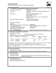 EC Safety Data Sheet - LYSOFORM