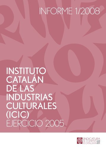 Informe 1/2008