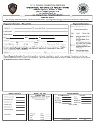 OPRA Request Form - Police Documents - City of Plainfield