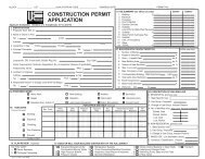 CONSTRUCTION PERMIT APPLICATION - South Harrison Township