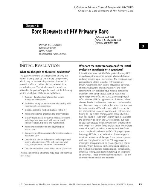 A Guide to Primary Care of People with HIV/AIDS - Canadian Public ...