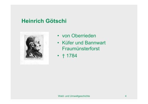 Wald- und Umweltgeschichte - Katja HÃ¼rlimann