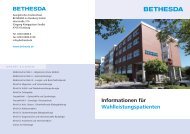 Wahlleistungen - Ev. Krankenhauses Bethesda zu Duisburg gGmbH