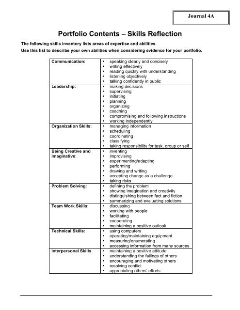 Topic: Personal and Career Development Portfolio - Blueprint ...