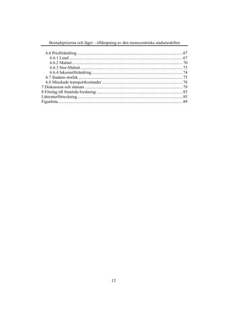 Examensarbete - Fastighetsvetenskap - Lunds Tekniska HÃ¶gskola