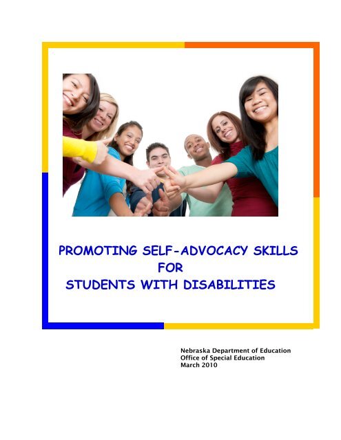 Self Advocacy Folder Nde Transition