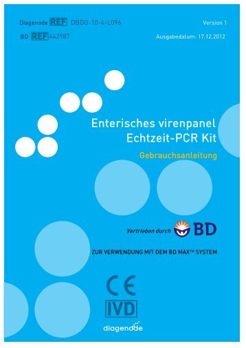 Enterisches virenpanel Echtzeit-PCR Kit - Diagenode Diagnostics