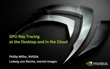 GPU Ray Tracing - nVIDIA