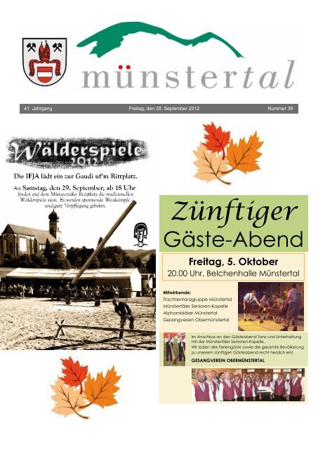 Zünftiger - Münstertal