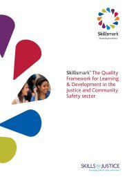 SkillsmarkÂ® The Quality Framework for Learning & Development in ...