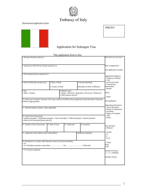 Embassy of Italy - VFS Global