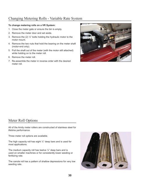 2800/3350 Air Cart Manual - Amity Technology