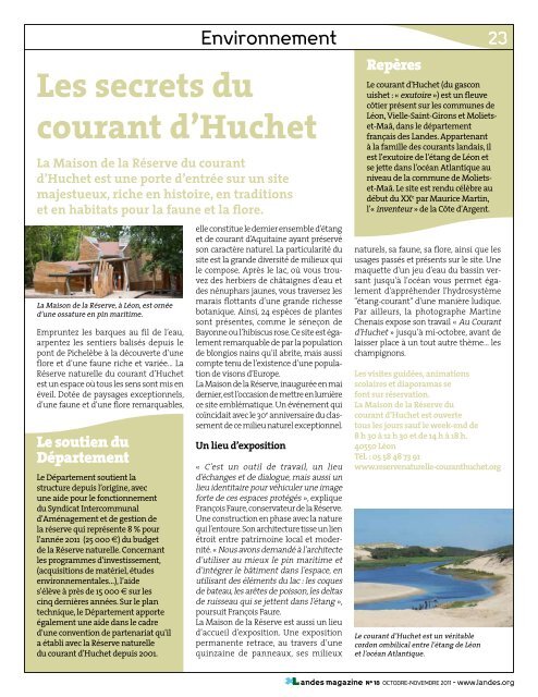 Xlandes Magazine N°18 - Conseil général des Landes