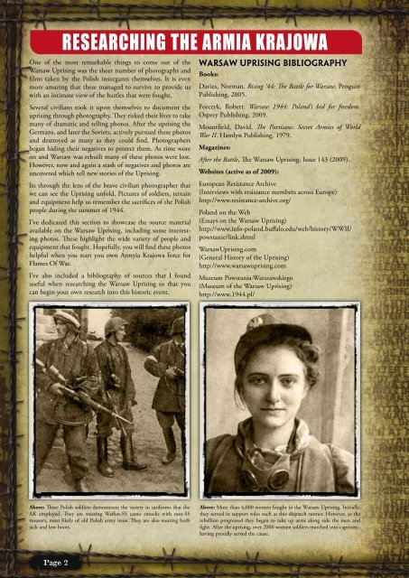 Modelling Your Armiya Krajowa PDF... - Flames of War