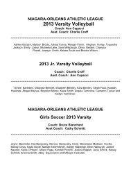 Fall Sports Roster - Albion Central School District
