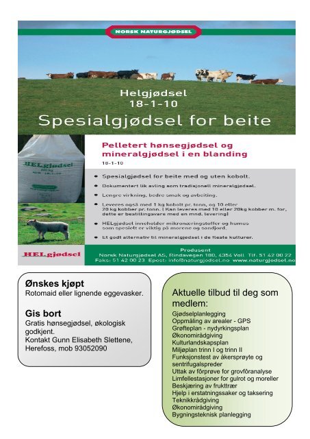 Medlemsblad mars - Norsk Landbruksrådgiving Agder