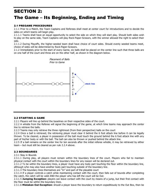 RECESSTIME DODGEBALL RULES - Recesstimesports.com