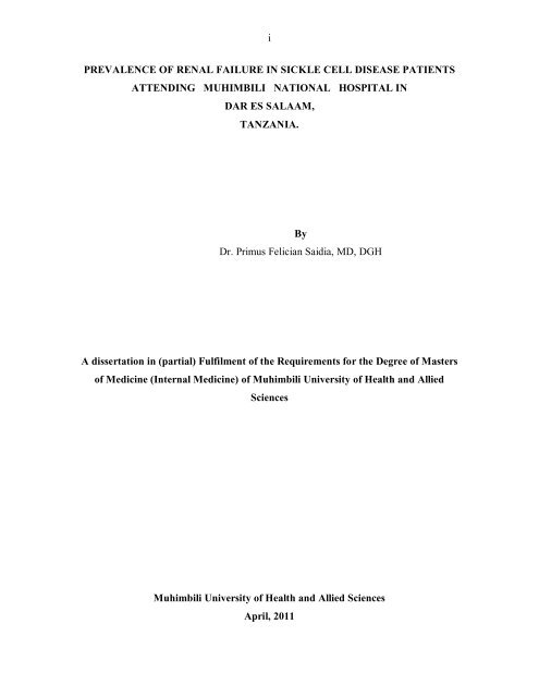 dissertation in organon of medicine