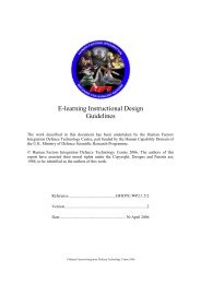 E-learning Instructional Design Guidelines - Human Factors ...