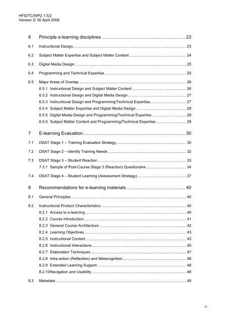 E-learning Instructional Design Guidelines - Human Factors ...