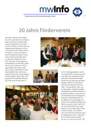 20 Jahre Förderverein - Die Mürwiker Werkstätten