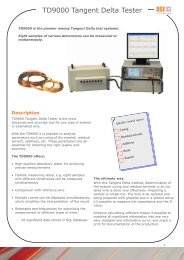 TD9000 Tangent Delta Tester - DSE Test Solutions