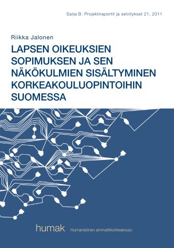 Verkkojulkaisu - Humanistinen ammattikorkeakoulu