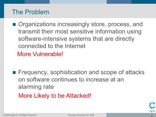 Software Security Engineering - Build Security In - US-CERT