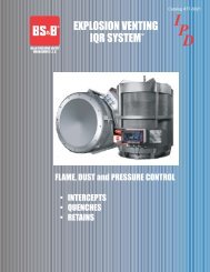 EXPLOSION VENTING IQR SYSTEM - BS&B Safety Systems