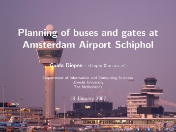 Planning of buses and gates at Amsterdam Airport Schiphol - LNMB