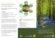 Flyer Angebotsplattform - EUROPARC Deutschland eV