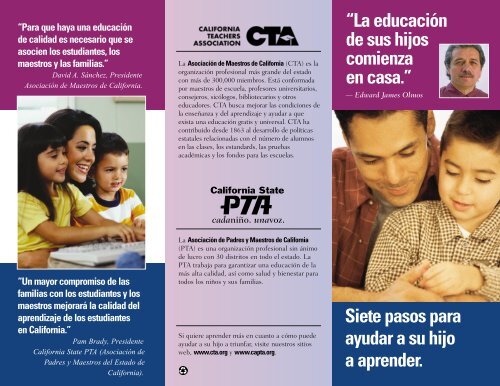 *NEW Final Latino Brochure - The California State PTA