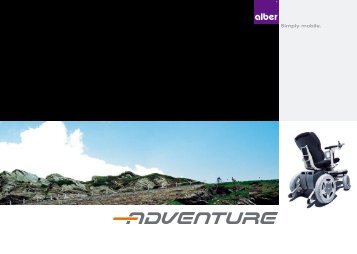 Alber Adventure Brochure - The Mobility Aids Centre