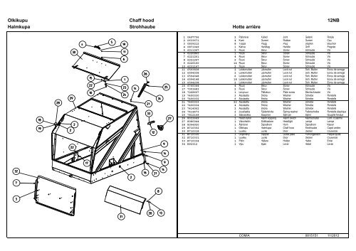 Varaosaluettelo Reservdelskatalog Parts Book ... - Sampo-Rosenlew