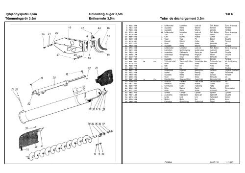 Varaosaluettelo Reservdelskatalog Parts Book ... - Sampo-Rosenlew