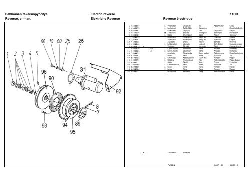 Varaosaluettelo Reservdelskatalog Parts Book ... - Sampo-Rosenlew