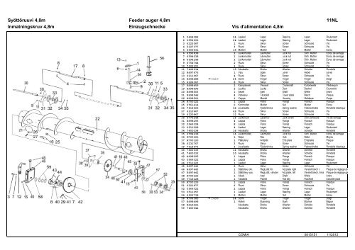 Varaosaluettelo Reservdelskatalog Parts Book ... - Sampo-Rosenlew