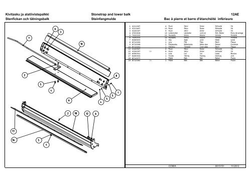 Varaosaluettelo Reservdelskatalog Parts Book ... - Sampo-Rosenlew