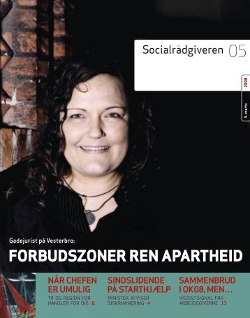 SocialrÃ¥dgiveren nr. 5-2008 - Dansk SocialrÃ¥dgiverforening