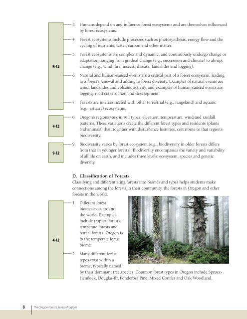 Oregon Forest Literacy Program (PDF) - Learn Forests
