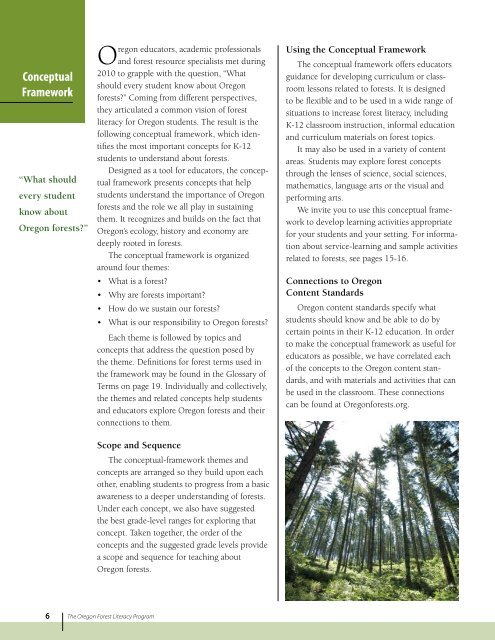 Oregon Forest Literacy Program (PDF) - Learn Forests