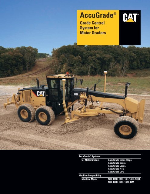 Specalog for AccuGradeÃ‚Â® Grade Control System for Motor Graders ...