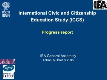 ICCS 2009 - IEA