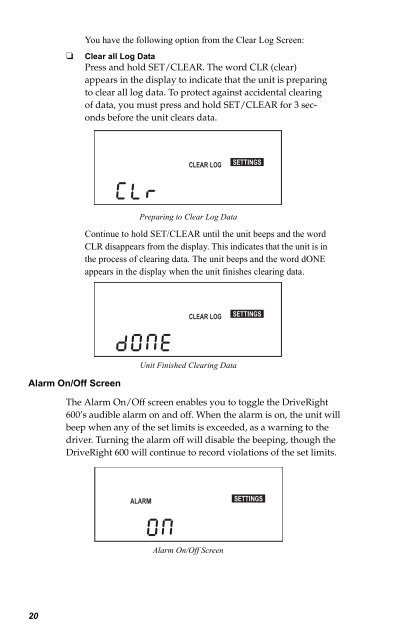 DriveRight 600 User's Guide - Davis Instruments Corp.