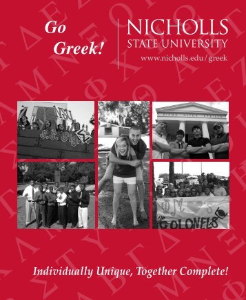 Greek Book - Nicholls State University