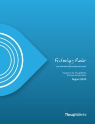 Technology Radar - ThoughtWorks.com - Fileburst