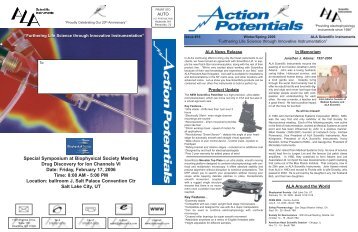Action Potential Issue #16 - ALA Scientific Instruments