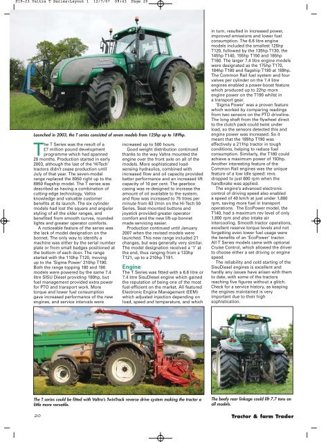 july 07-buyers guide for t series valtra - Brian Robinson Machinery