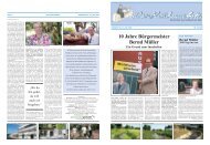 10 Jahre Bürgermeister Bernd Müller - Stadt Mühlheim