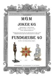 MGM FUNDGRUBE 40 - MGM Muenzgalerie